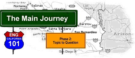 Approaches to Writing - Phase 2: Topic to Question
