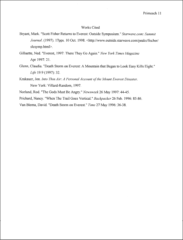Research Paper - Final
Version: Guided into a Disaster by Ryan Primosch