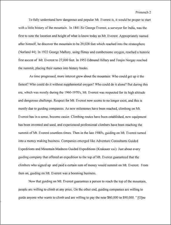 Research Paper - Final
Version: Guided into a Disaster by Ryan Primosch