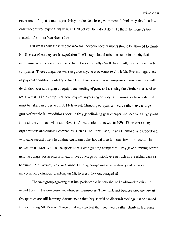 Research Paper - Final
Version: Guided into a Disaster by Ryan Primosch