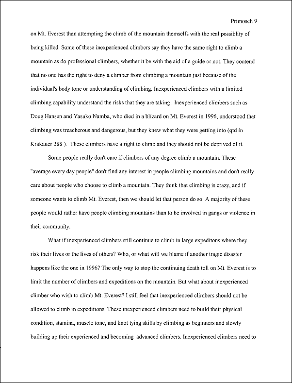 Research Paper - Final
Version: Guided into a Disaster by Ryan Primosch