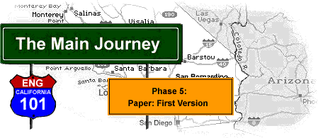Approaches to Writing - Phase 5 Paper: First
Version