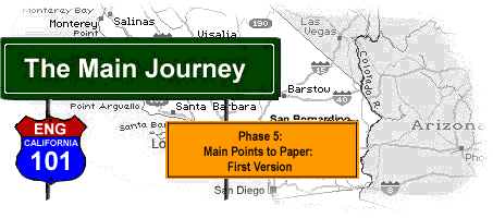 Approaches to Writing - Phase 5: Main Points to Paper: First Version